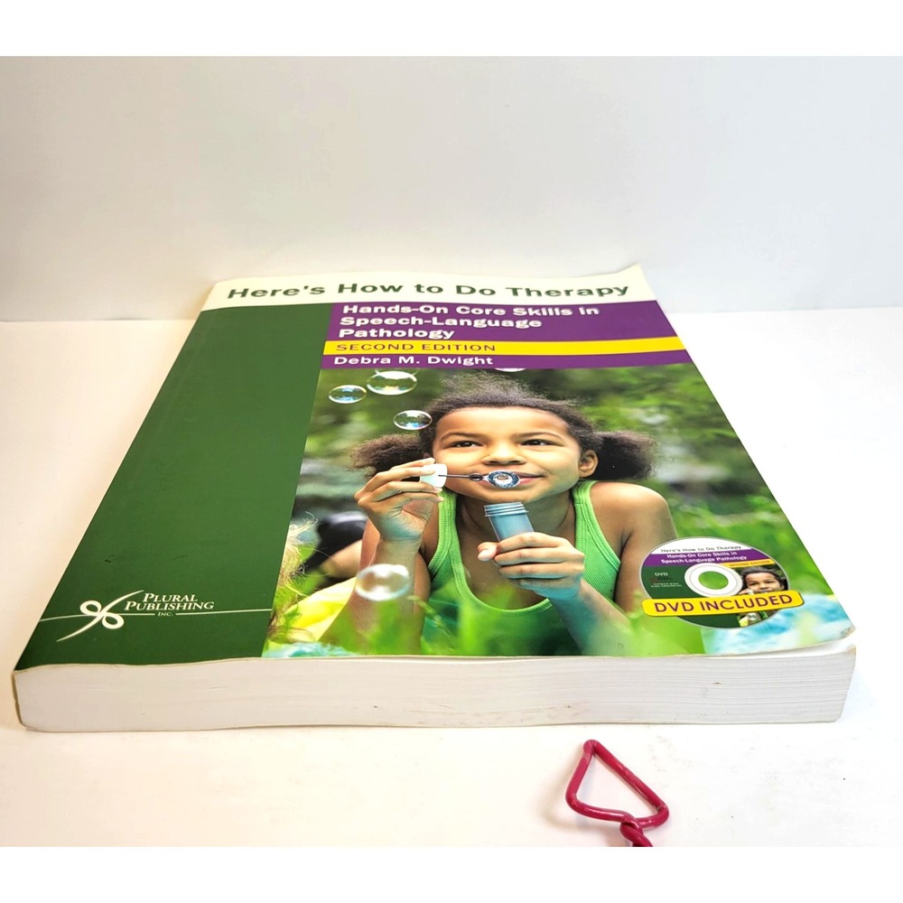 Here's How To Do Therapy 2nd Edition Dwight SLP Textbook DVD Plural Publishing - Picture 12 of 16